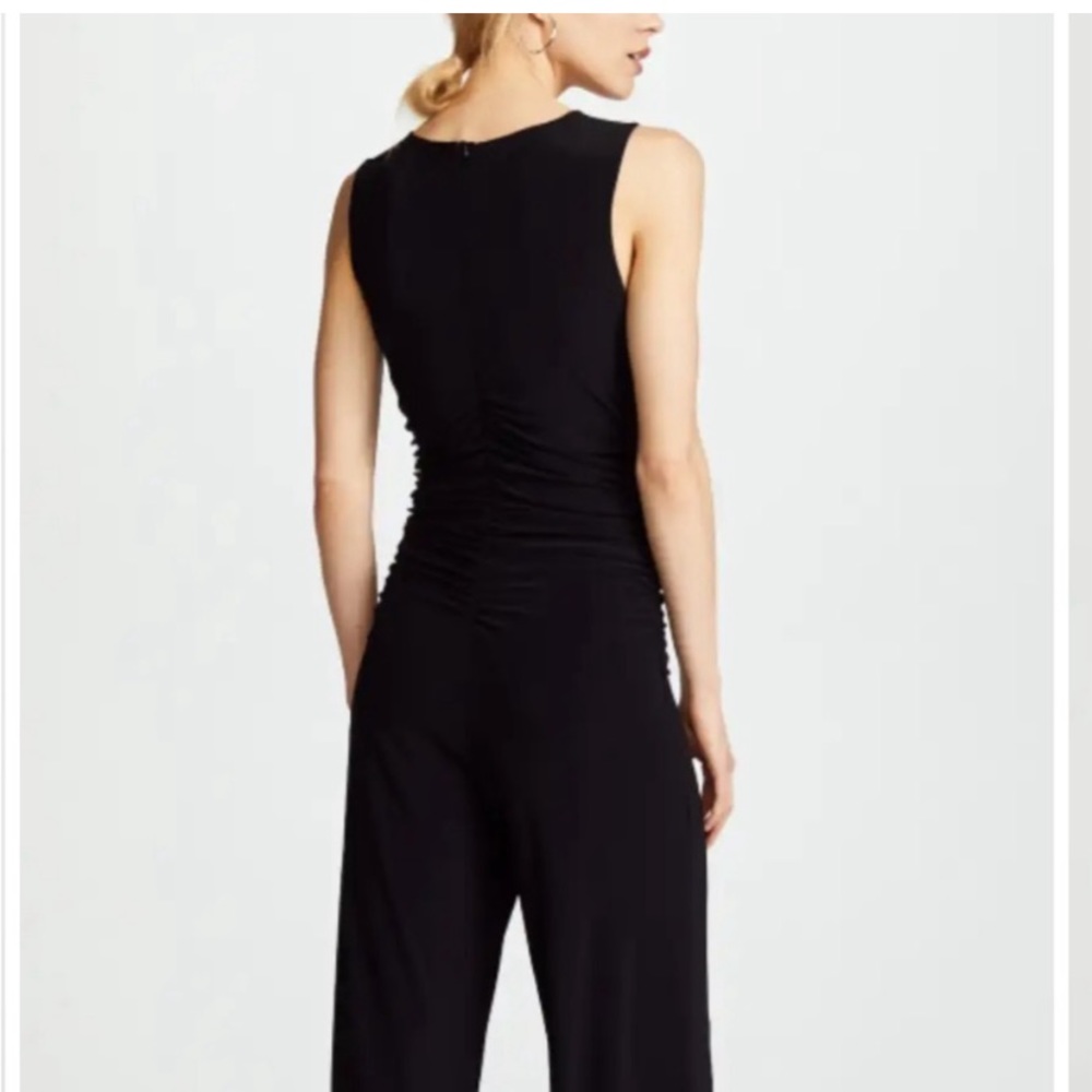 Norma Kamali  Shirred Waist Jumpsuit